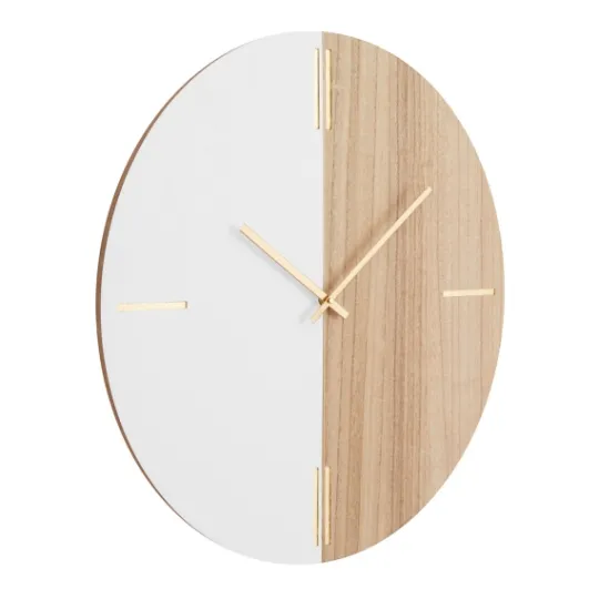 Kirkland's Home Brown Neutral Element Wall Clock- Clocks