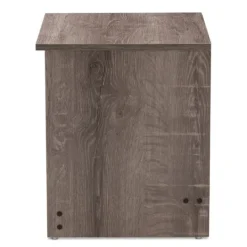 Kirkland's Home Brown Oak Wood Finish 2-Drawer Nightstand- Nightstands