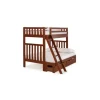Kirkland's Home Brown Pine 2-Drawer Detachable Full/Twin Bunk Bed- Beds & Headboards
