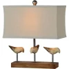 Kirkland's Home Brown Resin Birds Rec Gle Table Lamp- Table Lamps