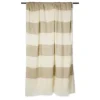 Kirkland's Home Brown Rugby Stripe Fringe Throw- Blankets & Throws