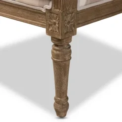 Kirkland's Home Brown Striped Upholstered Accent Chair- Accent Chairs