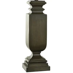 Kirkland's Home Brown Traditional Rectangular Table Lamp- Table Lamps