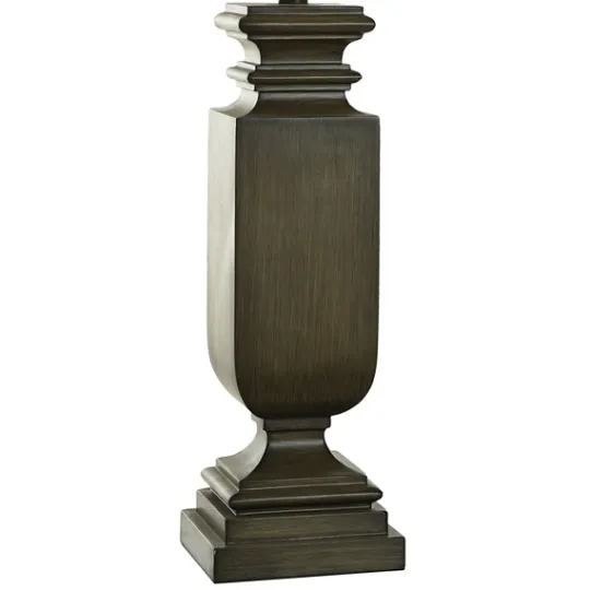 Kirkland's Home Brown Traditional Rectangular Table Lamp- Table Lamps