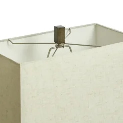 Kirkland's Home Brown Traditional Rectangular Table Lamp- Table Lamps