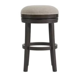 Kirkland's Home Brown Wood Backless Swivel 2-Pc. Bar Stool Set- Bar Stools & Counter Height Stools