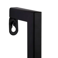 Kirkland's Home Brown Wood Black Metal Frame 3-Pc. Wall Shelves- Shelves