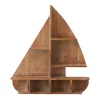 Kirkland's Home Brown Wood Sailboat Wall Shelf- Shelves