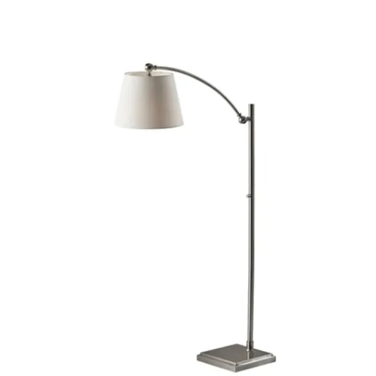 Kirkland's Home Brushed Adjustable Arm Floor Lamp- Floor Lamps