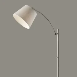 Kirkland's Home Brushed Adjustable Arm Floor Lamp- Floor Lamps