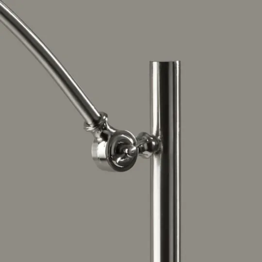Kirkland's Home Brushed Adjustable Arm Floor Lamp- Floor Lamps