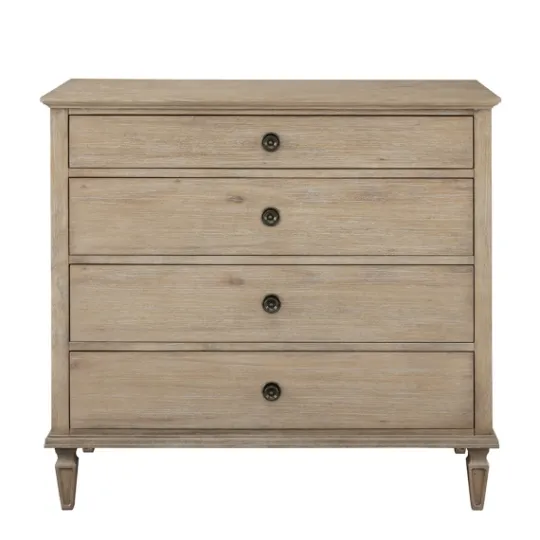 Kirkland's Home Brushed Birch 4-Drawer Wooden Dresser- Dressers & Chests