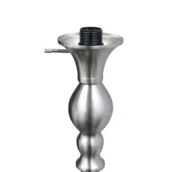 Kirkland's Home Brushed Nickel And Marbleized Glass Torchiere- Floor Lamps