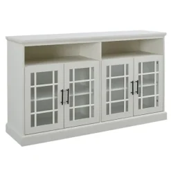 Kirkland's Home Brushed Window Pane Tv Stand- Tv Stands & Media Consoles