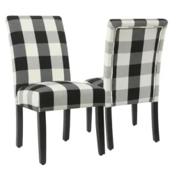 Kirkland's Home Buffalo Check Dining Chairs, Set Of 2- Dining Chairs