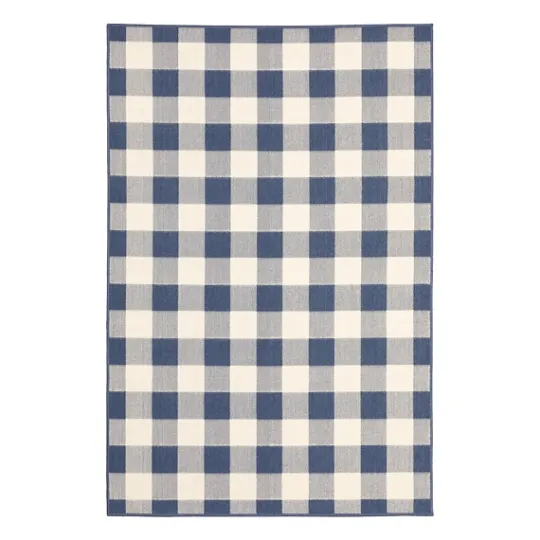 Kirkland's Home Buffalo Check Outdoor Accent Rug, 2X3- Outdoor Rugs