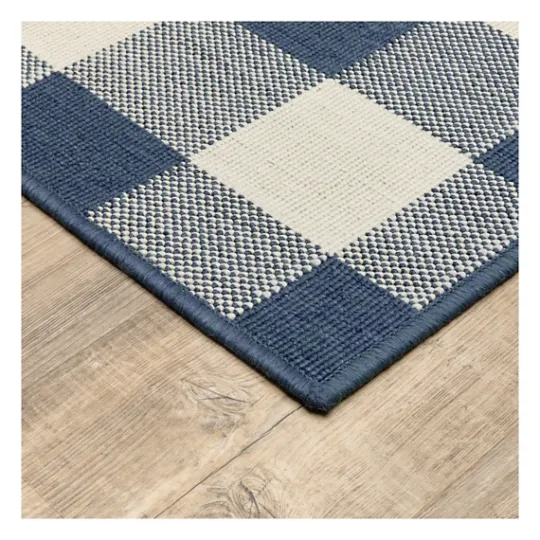 Kirkland's Home Buffalo Check Outdoor Accent Rug, 2X3- Outdoor Rugs