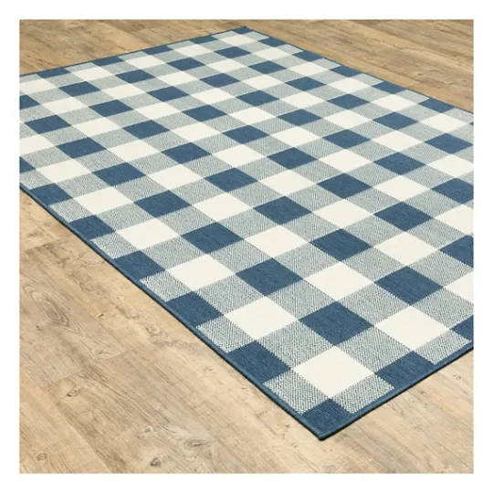 Kirkland's Home Buffalo Check Outdoor Accent Rug, 2X3- Outdoor Rugs