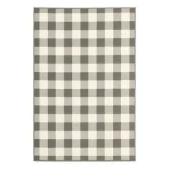 Kirkland's Home Buffalo Check Outdoor Area Rug, 3X5- Outdoor Rugs