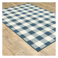Kirkland's Home Buffalo Check Outdoor Area Rug, 6X9- Outdoor Rugs
