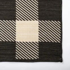 Kirkland's Home Buffalo Check Reversible Outdoor Area Rug, 6X9- Outdoor Rugs