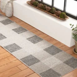 Kirkland's Home Buffalo Plaid Indoor/Outdoor Area Rug, 2X7- Outdoor Rugs