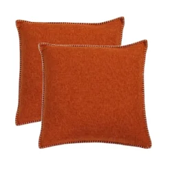Kirkland's Home Burnt Chunky Weave Pillows, Set Of 2- Pillows
