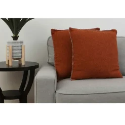 Kirkland's Home Burnt Chunky Weave Pillows, Set Of 2- Pillows