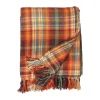 Kirkland's Home Burnt Harvest Plaid Throw- Blankets & Throws