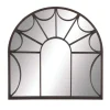 Kirkland's Home Burnt Iron Metal Curve Overlay Arched Mirror- Decorative Mirrors