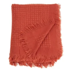 Kirkland's Home Burnt Waffle Weave Throw Blanket- Blankets & Throws