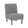 Kirkland's Home Burst Patterned Slipper Accent Chair- Accent Chairs