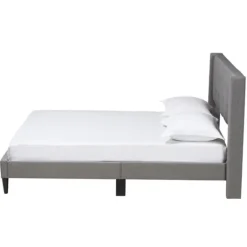 Kirkland's Home Button Tufted Headboard Full Platform Bed- Beds & Headboards