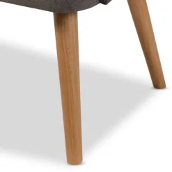 Kirkland's Home Button Tufted Splayed Settee- Sofas & Loveseats