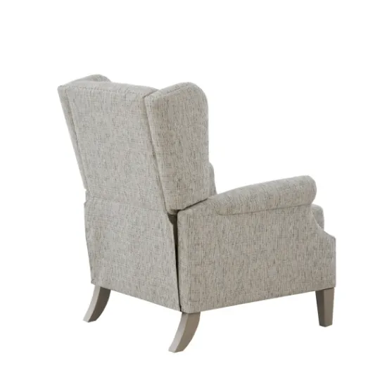 Kirkland's Home Button Tufted Upholstered Push Back Recliner- Accent Chairs