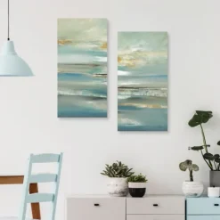 Kirkland's Home By The Water Iii Canvas Art Prints, Set Of 2- Canvas Art