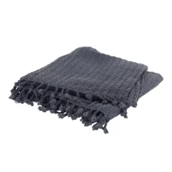 Kirkland's Home Cable Knit Tassel Throw- Blankets & Throws