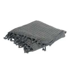 Kirkland's Home Cable Knit Tassel Throw- Blankets & Throws