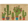 Kirkland's Home Cactus Family Coir Doormat- Doormats