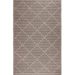 Kirkland's Home Cafe Geo Lattice Outdoor Area Rug, 4X7- Outdoor Rugs