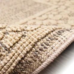 Kirkland's Home Camel Leopard Border Outdoor Area Rug, 5X7- Outdoor Rugs