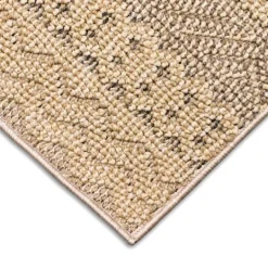 Kirkland's Home Camel Linear Sundry Outdoor Area Rug, 6X9- Outdoor Rugs