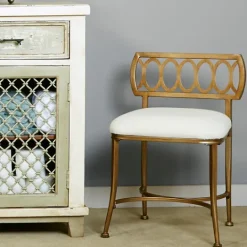 Kirkland's Home Canal Street Vanity Stool- Benches & Ottomans