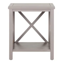 Kirkland's Home Candice Cross Back Accent Table- Accent & End Tables