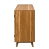 Kirkland's Home Cane Wood Storage Media Cabinet- Cabinets & Sideboards