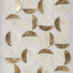 Kirkland's Home Capiz Shells Emblem Framed Wall Plaques, Set Of 2- Wall Plaques