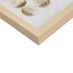 Kirkland's Home Capiz Shells Emblem Framed Wall Plaques, Set Of 2- Wall Plaques