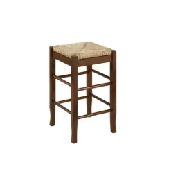 Kirkland's Home Cappuccino Wooden Counter Stool- Bar Stools & Counter Height Stools