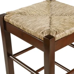 Kirkland's Home Cappuccino Wooden Counter Stool- Bar Stools & Counter Height Stools