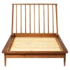 Kirkland's Home Caramel Mid-Century Modern Twin Bed Frame- Beds & Headboards